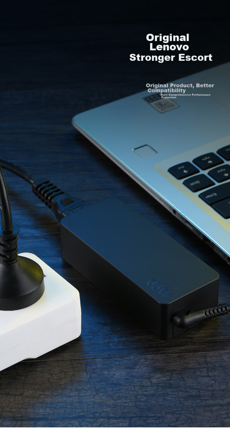 Lenovo Original Power Adapter Laptop Charger YOGA Power Cord/XiaoXin Air/Computer Charging Cable 20V3.25A 65W Small Round Plug 3