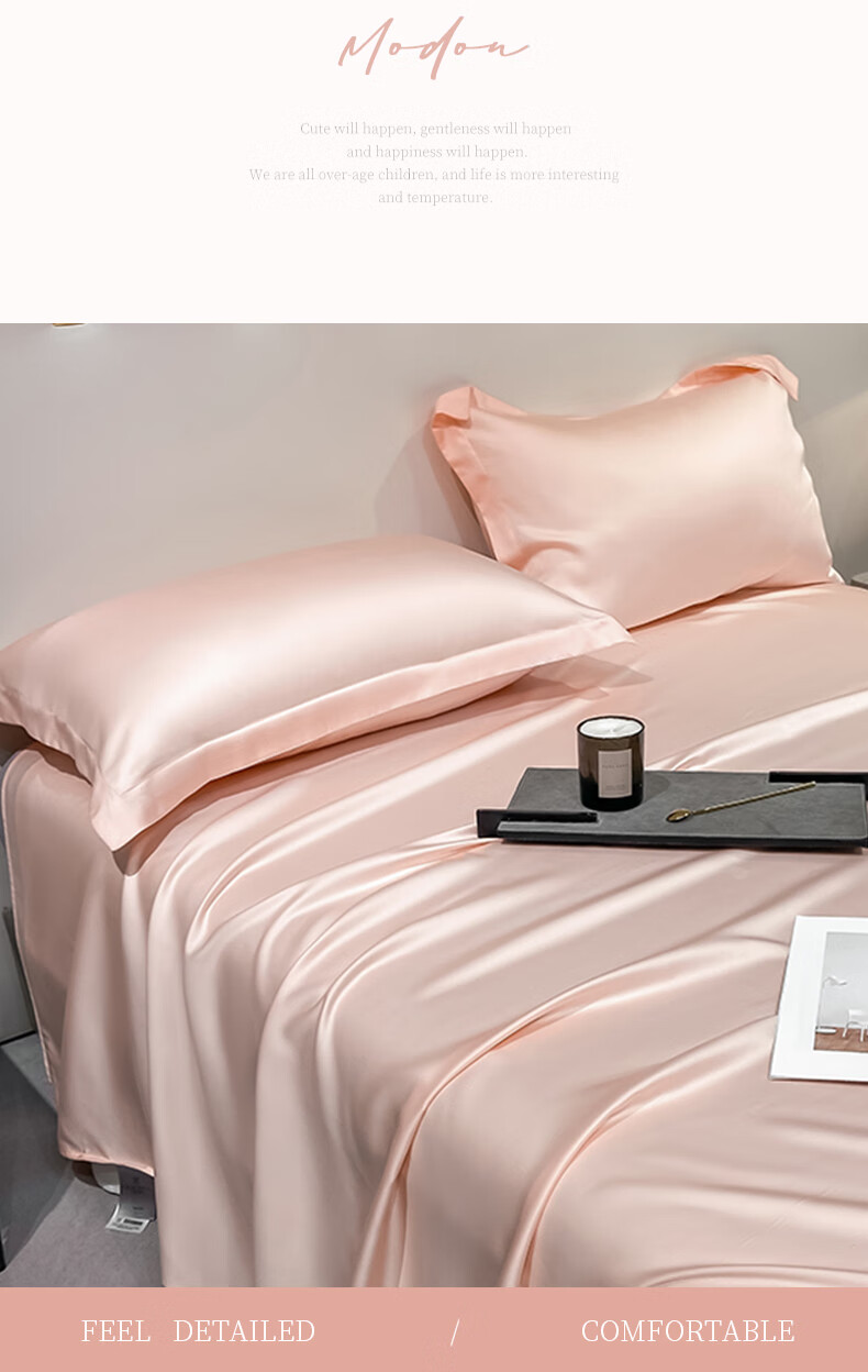 Wuyinliangpin Class A 60-Piece Lyocell Tencel Pillowcase Set, Washable Ice Silk Pillowcases, 48*74cm 3