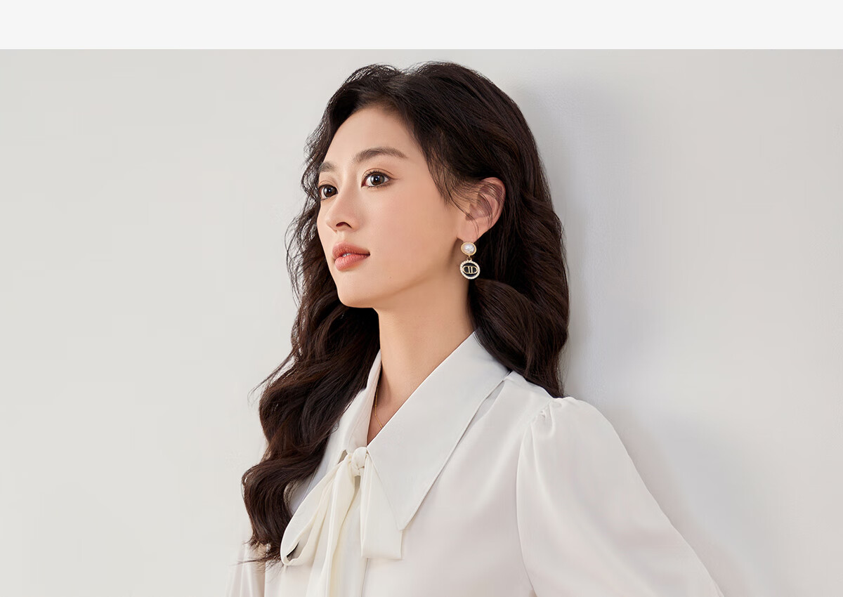 Chushen Long-Sleeve Shirt for Women, Elegant Lapel Design with Bow Tie, Casual White Blouse S13KC2990 Size M 3