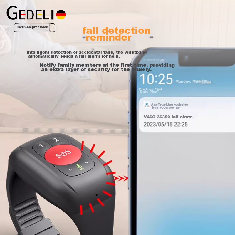 Gedeli (GEDELl) [Germany] Elderly Positioning Bracelet, Alzheimer's Prevention, Anti-Lost Tracking Device, GPS Locator, Huaqiangbei 4G/5G Phone, Smart Watch