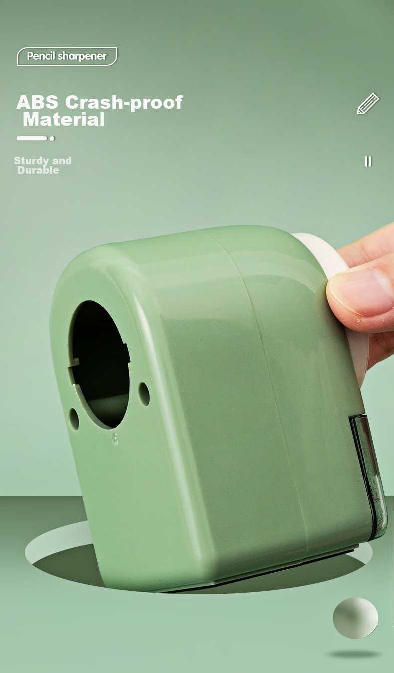 M&G Student Pencil Sharpener with Large Capacity, Hand-Cranked, Automatic Lead Feeding, 5 Adjustable Thickness Settings, Random Pencil Color, APS906J2 9