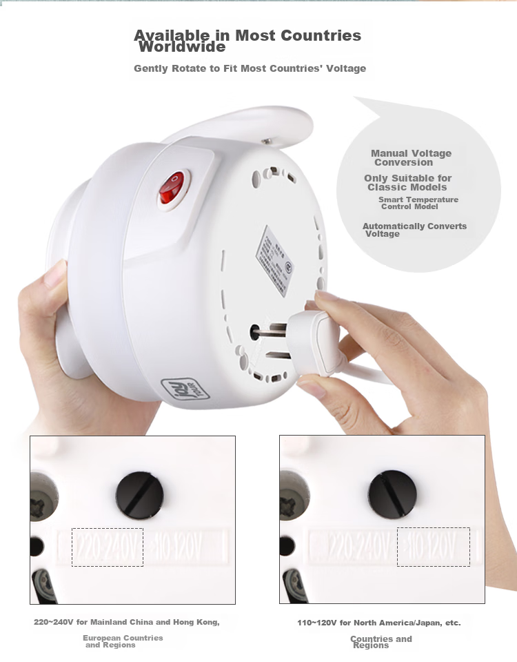 JOYTOUR Foldable Electric Kettle, Portable Travel Water Boiler for Home Use, Health-Preserving Insulated Kettle, White 10