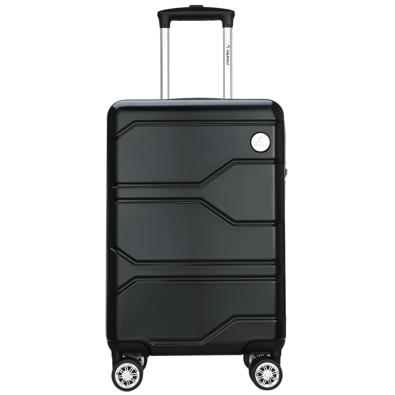 Diplomat Business Spinner Suitcase, Travel Luggage, TSA Combination Lock Suitcase, TC-6902 Black, 20 Inches