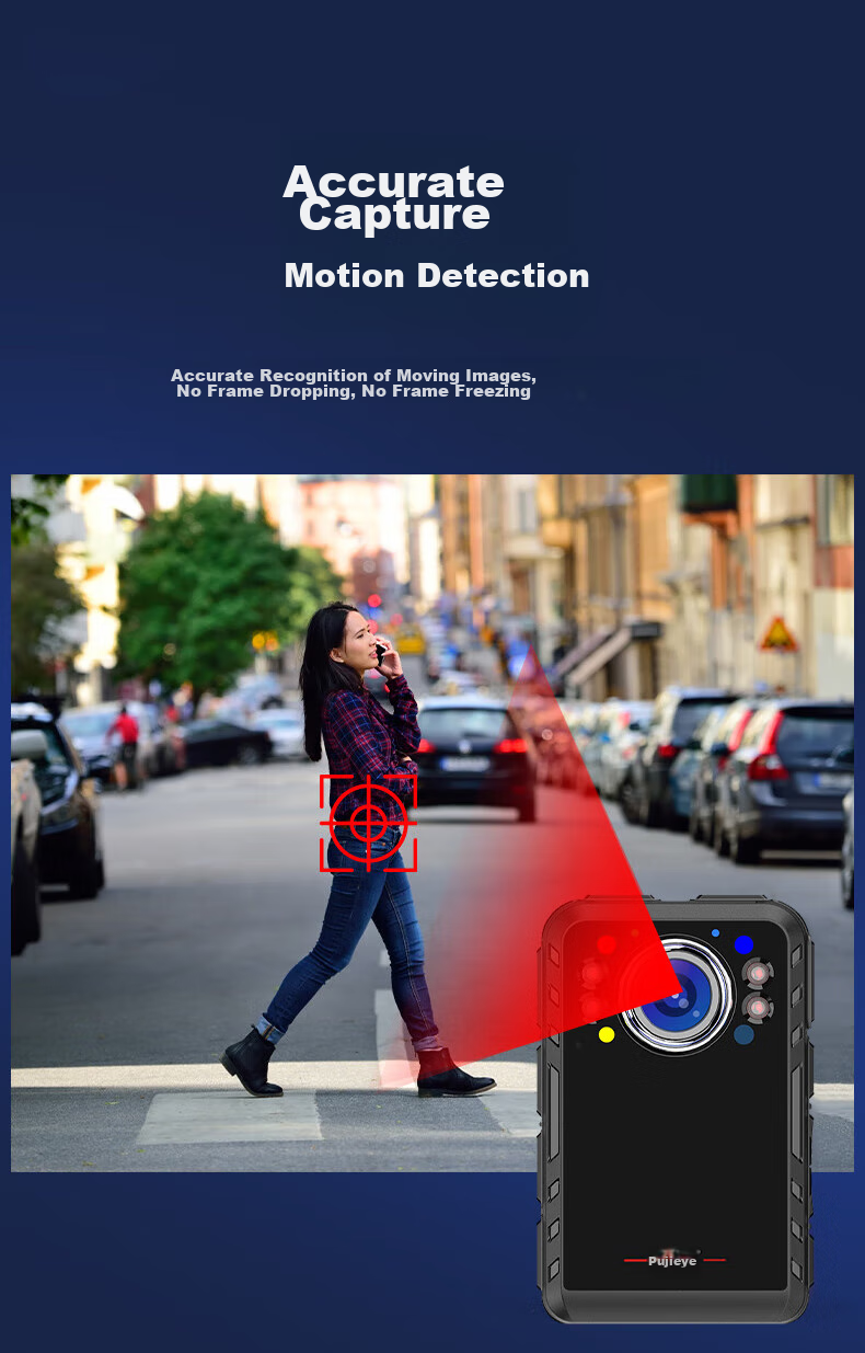 Pufa Eye DSJ-PF8 Explosion-Proof Law Enforcement Recorder 4K HD Night Vision Chest-Mounted Body Camera Shockproof Video Recorder 128GB 11