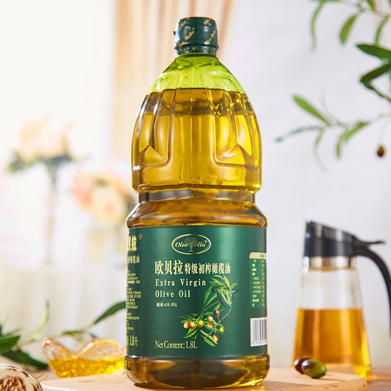 欧贝拉（Oleo Bella） 【保真橄榄油】特级初榨橄榄油1.8L西班牙原油进口食用油 凉拌