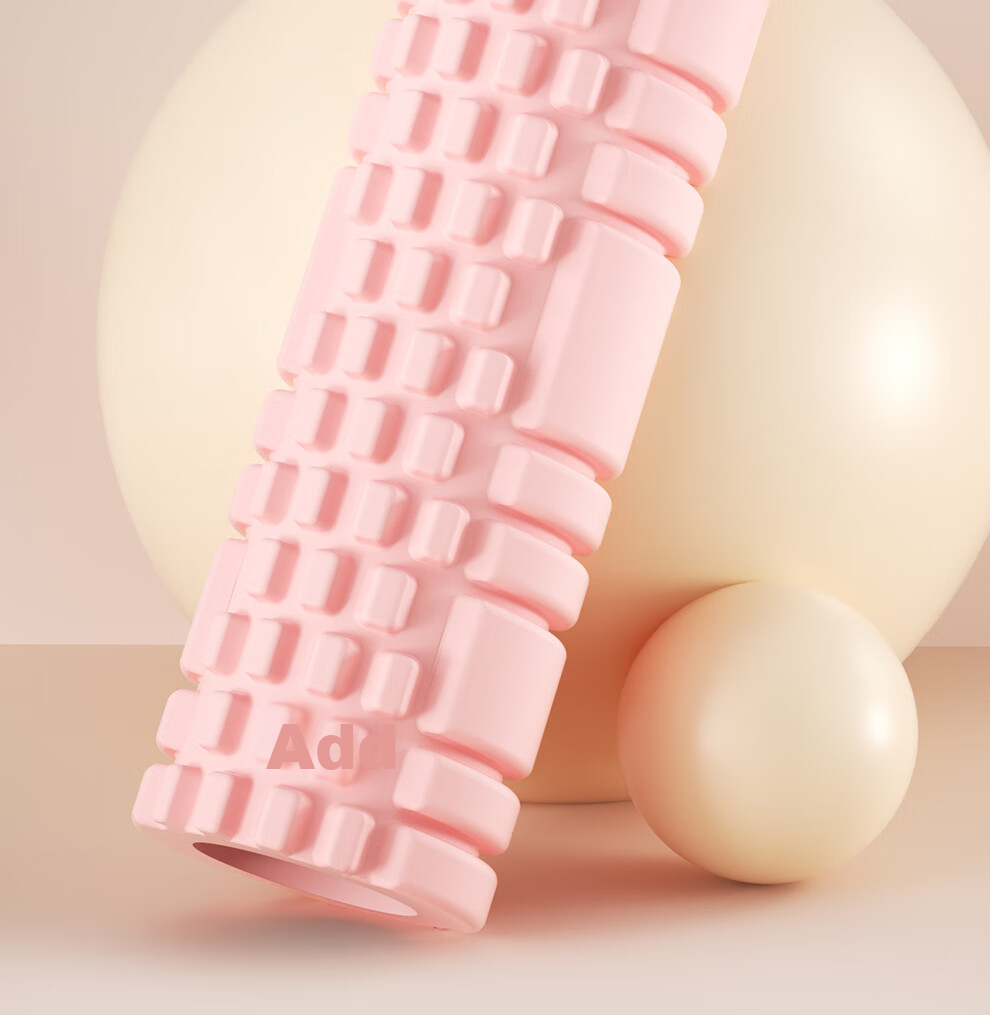 PROIRON Puli'ai Yoga Column Foam Roller Muscle Relaxation Solid Massage Stick Calf Roller for Beginners, Pink 15