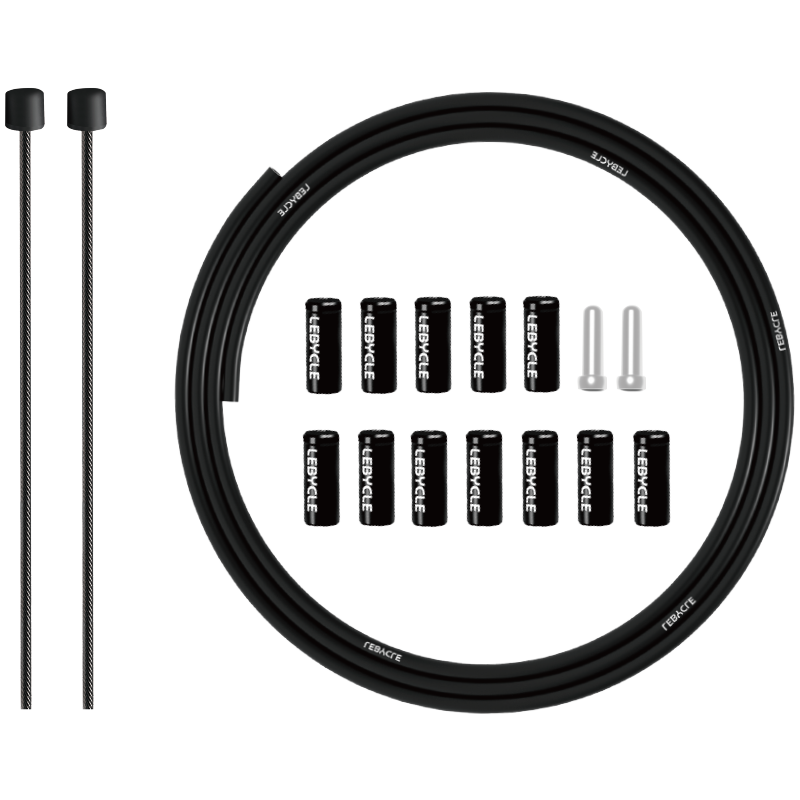 LEBYCLE Bicycle Universal Teflon Shifting Cable Set, Mountain And Road Bike Gears, Lubricating Oil Line Tube, Teflon Accessories