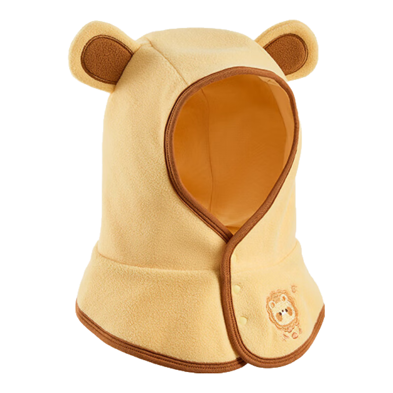 Beitais Baby Hat and Scarf Set Autumn Winter Ear Protection Warm Windproof Outdoor Cap for Kids