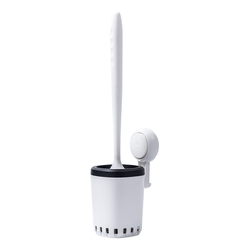 JD Original Silicone Toilet Brush Set, Bathroom Cleaning Brush, Long Handle, Bathroom Cleaner, No Dead Angle, Storage Rack, Wall-Mounted