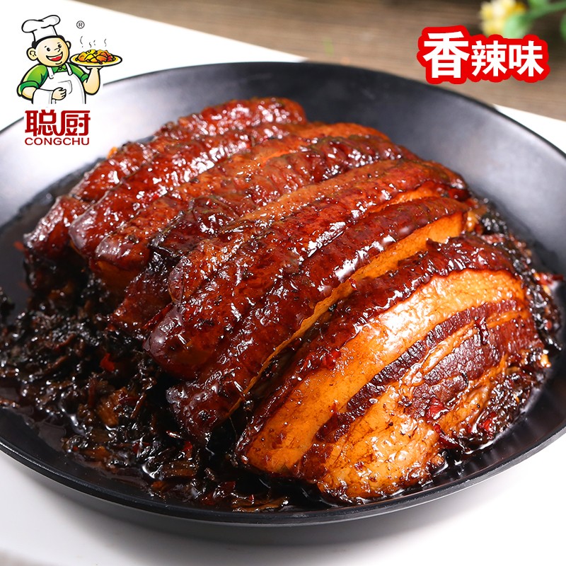 聪厨梅菜扣肉450g香辣味厚切猪肉五花肉年夜饭加热即食快手菜