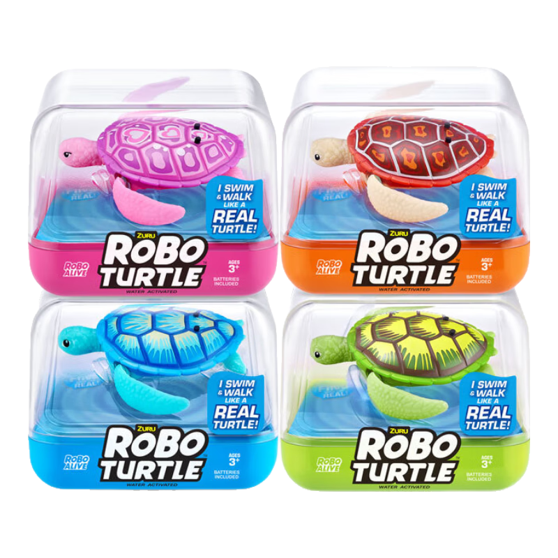 ZURU Turtle Bath Toy for Children And Babies, Swimming Electric Bathroom Water Play Toy, Electric Turtle