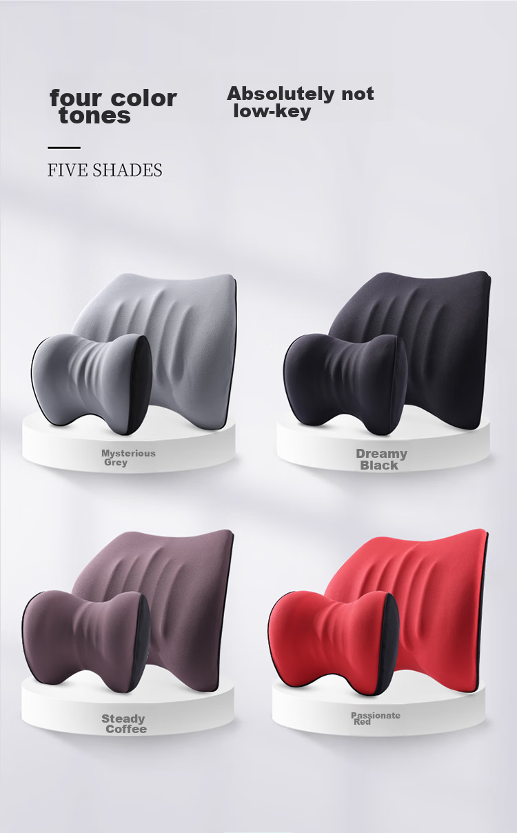 Rice Soup Car Headrest, 3D Neck Pillow, Space Memory Foam Cervical Pillow, Car Cushion, Backrest, I-725AB 12