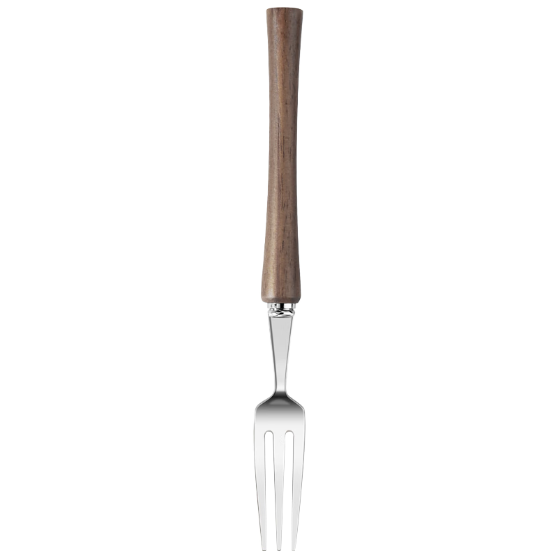 Muyidian Pin Ya Walnut Wood Dessert Fork (Gift Box Set)