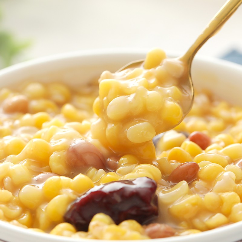 燕之坊玉米芸豆大碴粥2斤腊八粥花生仁红扁豆燕麦灰枣山药粥