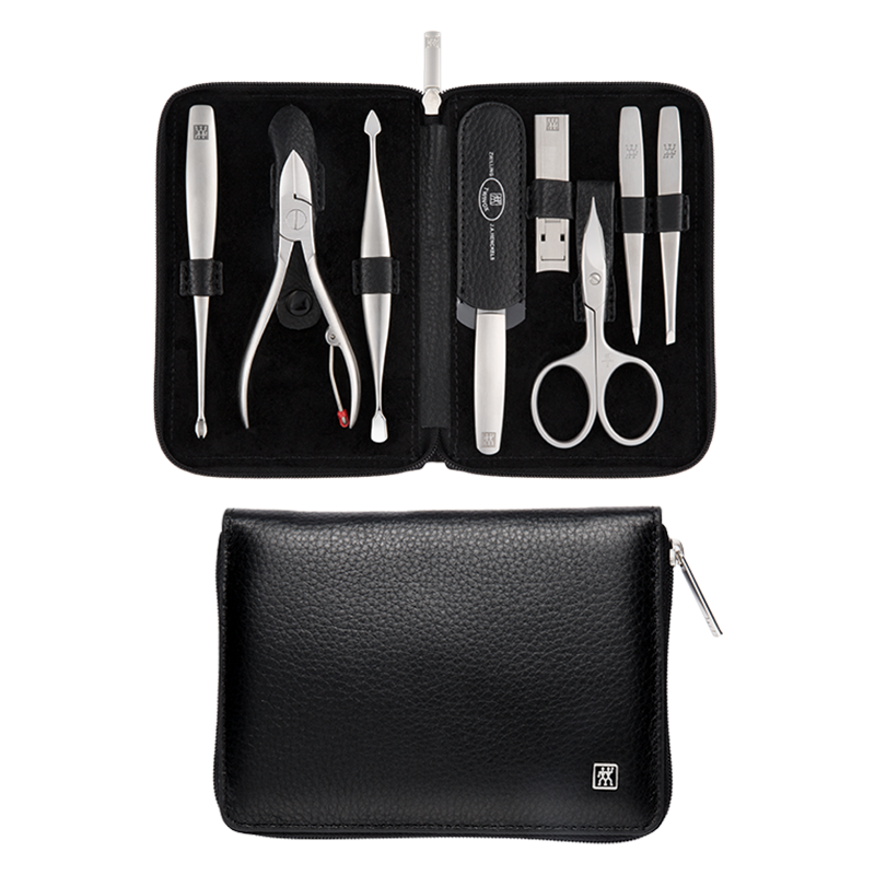 Zwilling 8-Piece Nail Care Set Nail Clippers Ingrown Toenail Clippers Manicure Scissors Nail File Business Gift Set
