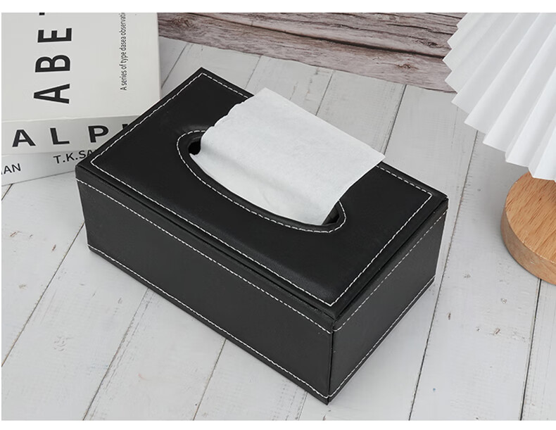 Shangkeyi Tissue Box Storage Container for Living Room, Office, Restaurant, Suitable for Dining Table Napkins, Customizable Logo Available 17