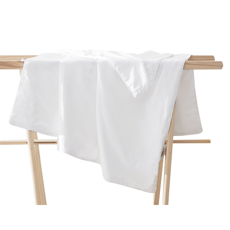 Ciyun Yunzhi Meng Children's Silk Quilt, 100% Mulberry Silk Long Fiber, Class B All-Cotton Comforter - White, 110cm*120cm