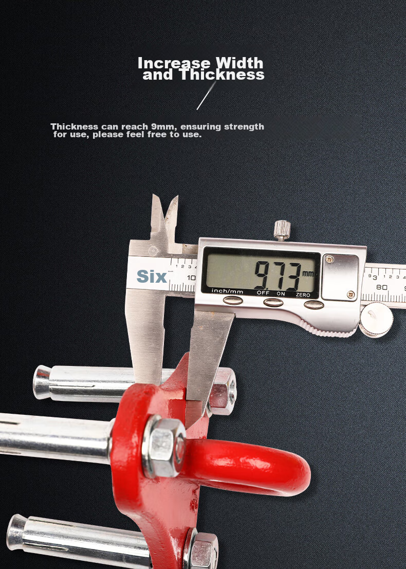 Kanle Safety Rope Fixer, Escape Rope Hook, High-Altitude Work Triangular Fixed Anchor, Rock Climbing Support Hook, Escape Ring 5