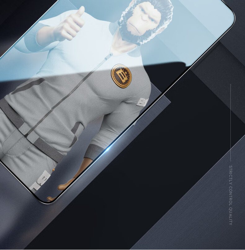 Lanxingxiansheng [Original Ultra-Clear + New Space Capsule], IPhone 15 Pro Screen Protector Application Tool, Dust Removal Chamber, Apple 15 Pro Earpiece Dust-Proof Tempered Glass Film, Phone Film 4