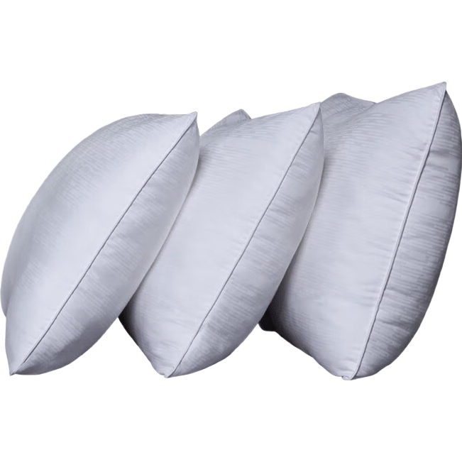FUANNA Home Textile Hotel Pillow, Low Pillow, Pure Cotton Fabric Pillow Core, Adult Student Pillow, Tranquil Pillow, Low Pillow, 74*48cm