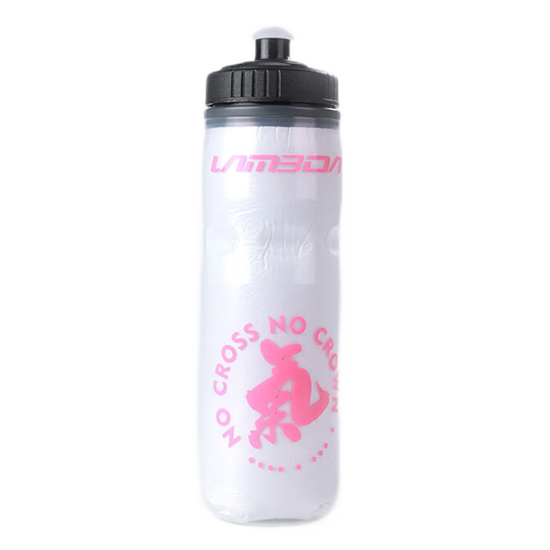 Lameda Double-Layer Insulated Cycling Water Bottle for Road Bikes, Mountain Bikes, And Outdoor Use - White 630ML