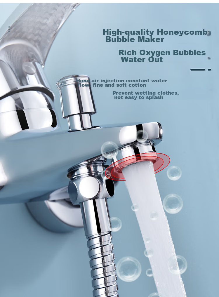 Larsd Shower Faucet Mixer Valve Set, Bathroom Cold And Hot Three-Way Shower Switch, Bathtub Mixer Faucet LD10203 10