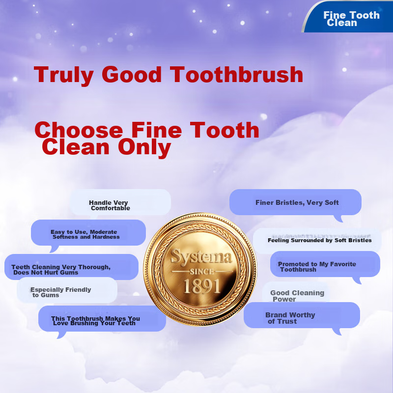 Lion (lion) Fine-Bristle Gum Care Deep Cleaning Toothbrush with Small Head, 2-Pack, Soft Bristles, 8 Times High-Density Plush Bristles