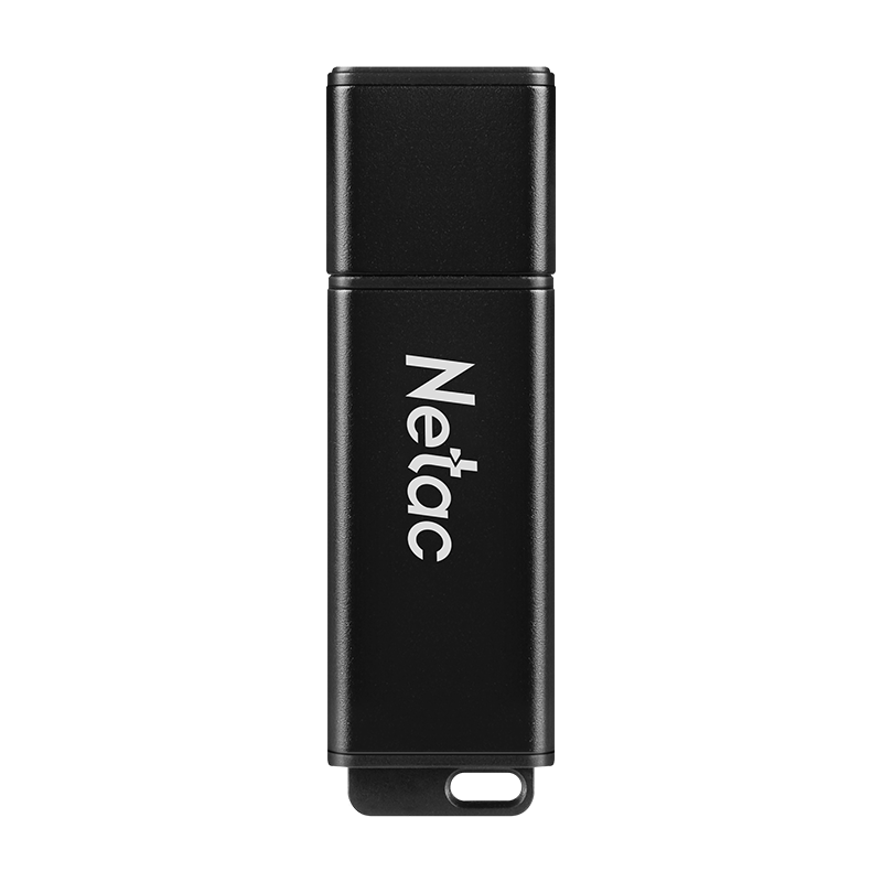 Netac 16GB USB3.2 Flash Drive U355, Black, High-Speed Metal USB Drive, Encrypted File Storage Device