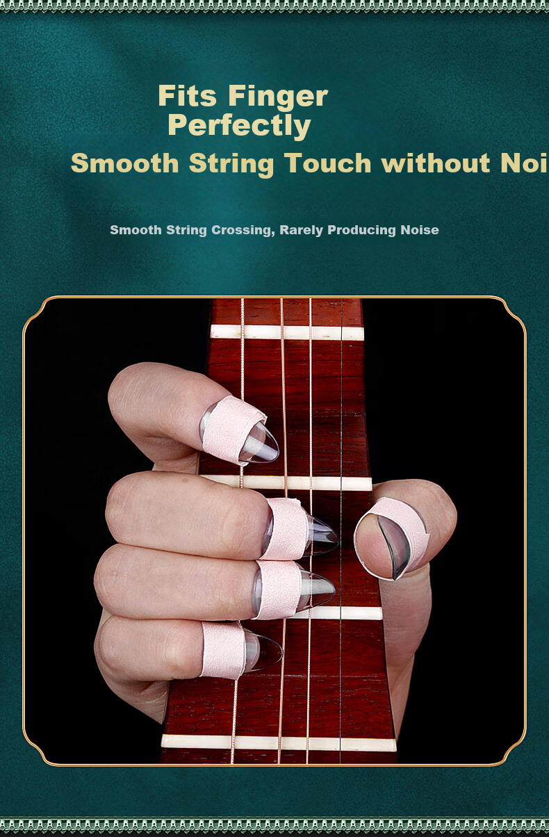 Maneryuepu Piano Key Finger Nails for Children And Adults, Beginner Level Exam Specialized Finger Nails, Luoluluo Piano Key Nail Pieces Gift Box Set Medium Size 3