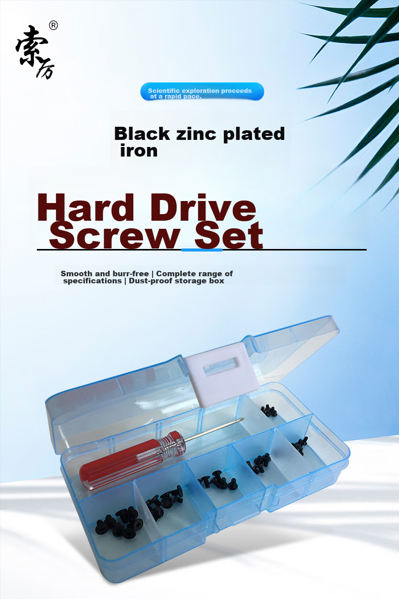 Suoli Notebook Flat Head Screw Set / Includes 12 Types of Screws / with Screwdriver / 70001 1