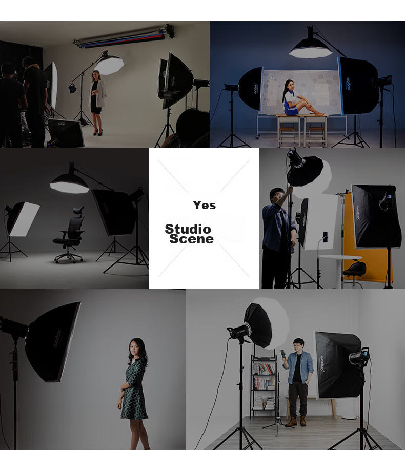 Godox 30*120cm Rectangular Square Grid Softbox Light Diffusion Cover, Compatible with Live Streaming Fill Light, Photography Light, Flash Light, Foldable Portable Softbox with Grid 12