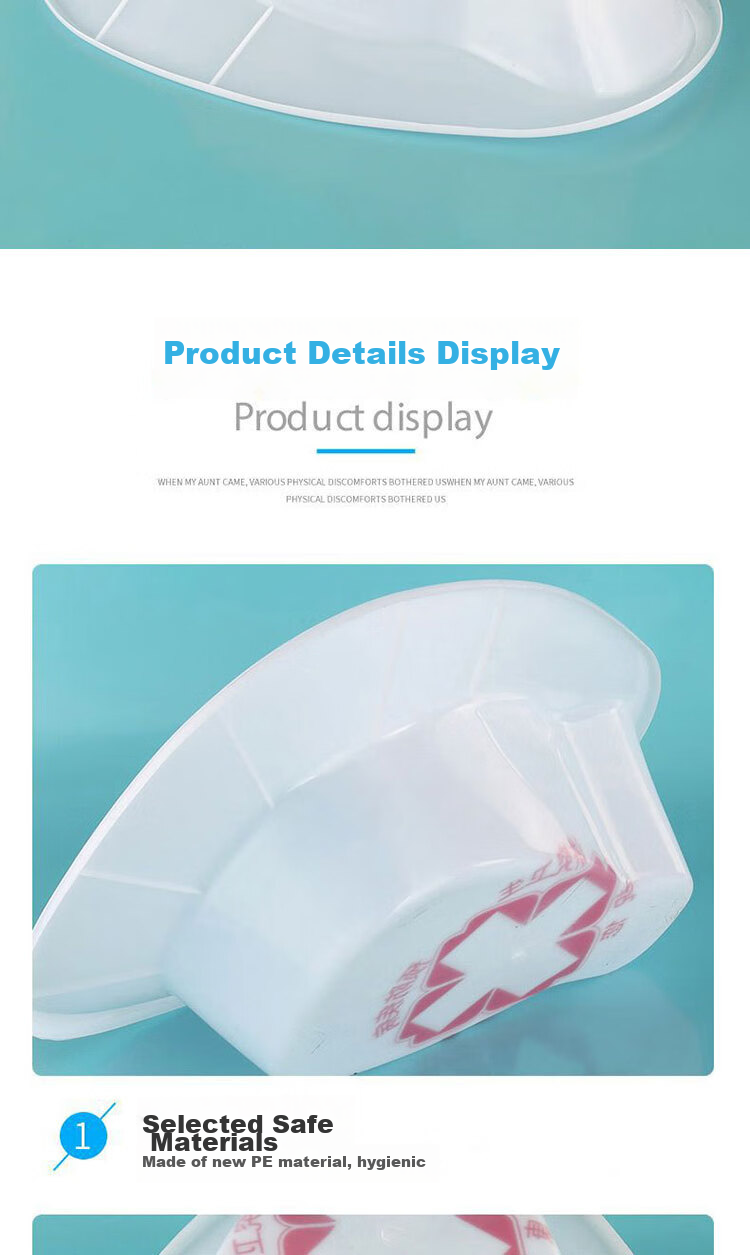 Yipo Bedpan for Elderly, Adults, Paralyzed Patients, Men And Women, Pregnant Women, Toilet Chair, Urinal 5