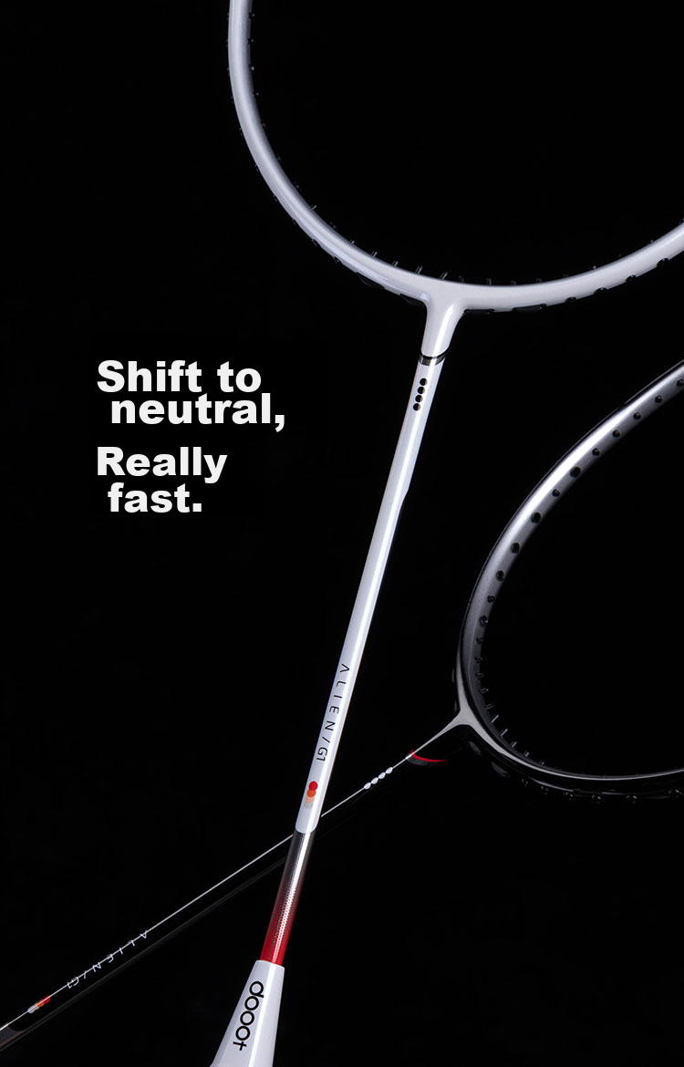 Dooot Badminton Racket Single Racket G1 Full Carbon Nano Ultra-Light Durable Speed Type Adult Professional Training Offensive Racket 4U 4