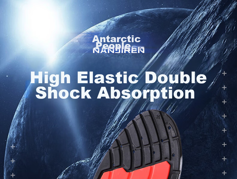 Nanjiren 2 Pairs Shock-Absorbing Sports Insoles for Men, Arch Support, Breathable, Sweat-Wicking, Elastic Basketball Insoles for Women, Black, Size 41-42 1