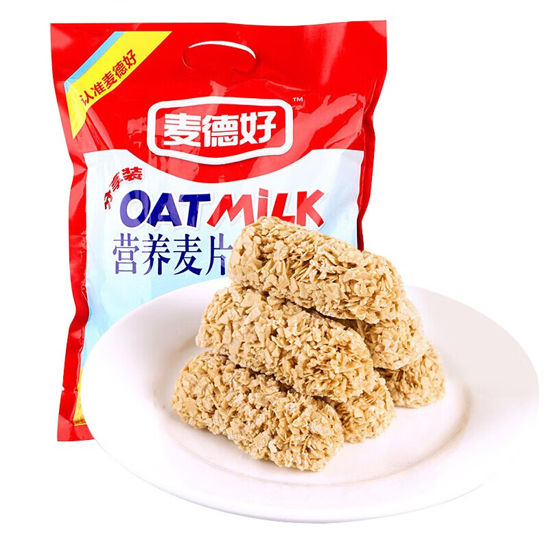 麦德好燕麦巧克力 原味 358g 休闲零食 喜糖 老式糖果 怀旧零食