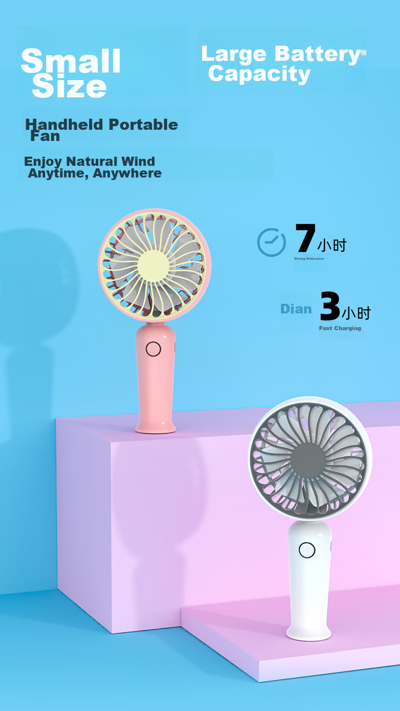 KALAIAO [Violent Wind/Ice Compress] Handheld Small Fan Neck Hanging Portable Foldable High-Speed Turbo Semiconductor Cooling Fan Outdoor Dorm Office Desktop FC16 1