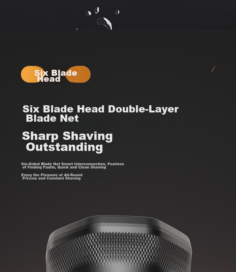 AUX Hair Clipper, Professional Shaver for Bald Heads, Self-Service Electric Home Use High-Power Razor for Shaving Head/Hair, Gift 8
