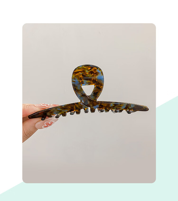 CHIMERA Simple Acetate Board Shark Clip High-End Hairpin Hair Claw Clip for Back of Head, Bun Maker, Women's Mid-Autumn Festival Gift 22