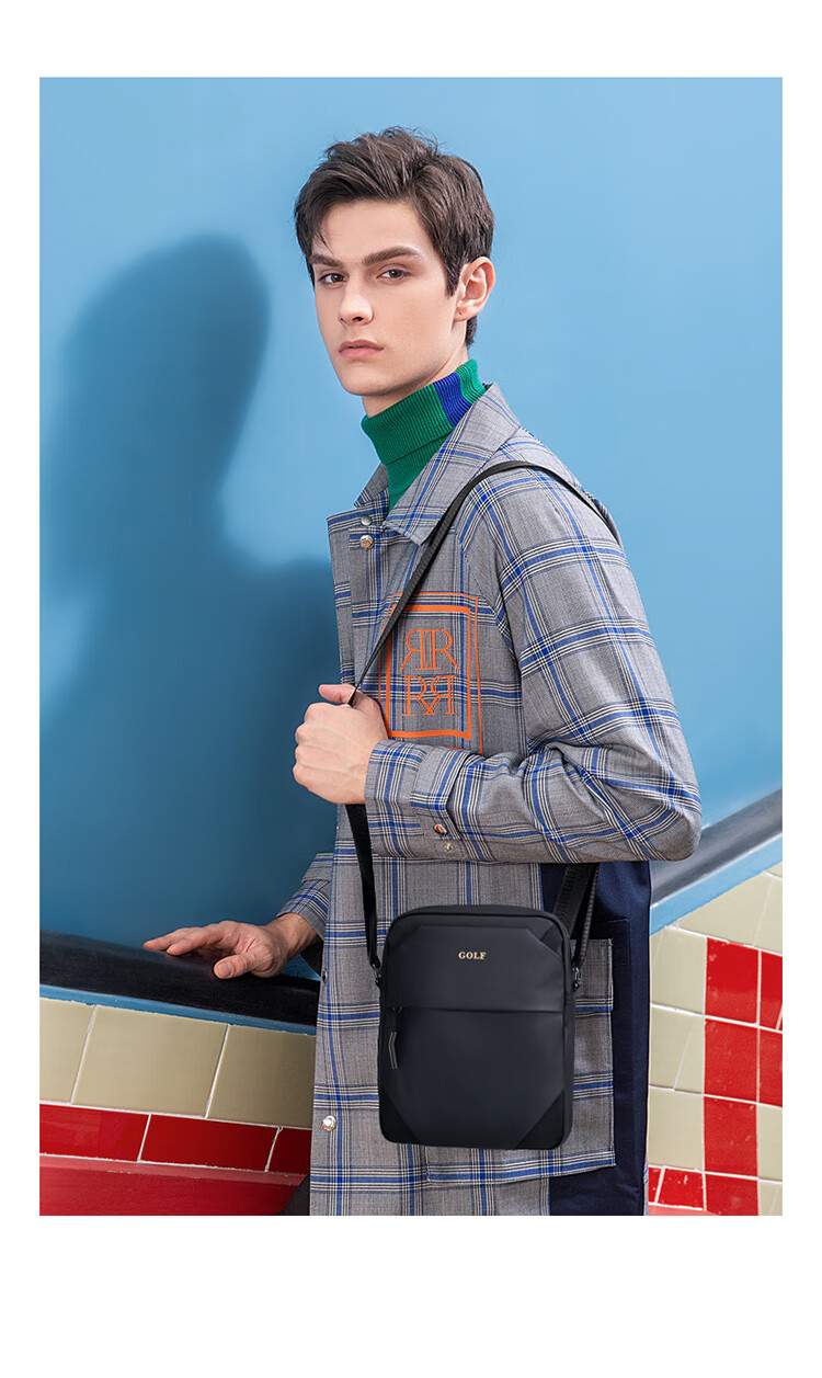 GOLF Shoulder Bag, Casual Crossbody Bag for Men And Women, Lightweight Versatile Handbag, Trendy Phone Pouch, Sports Bag 19