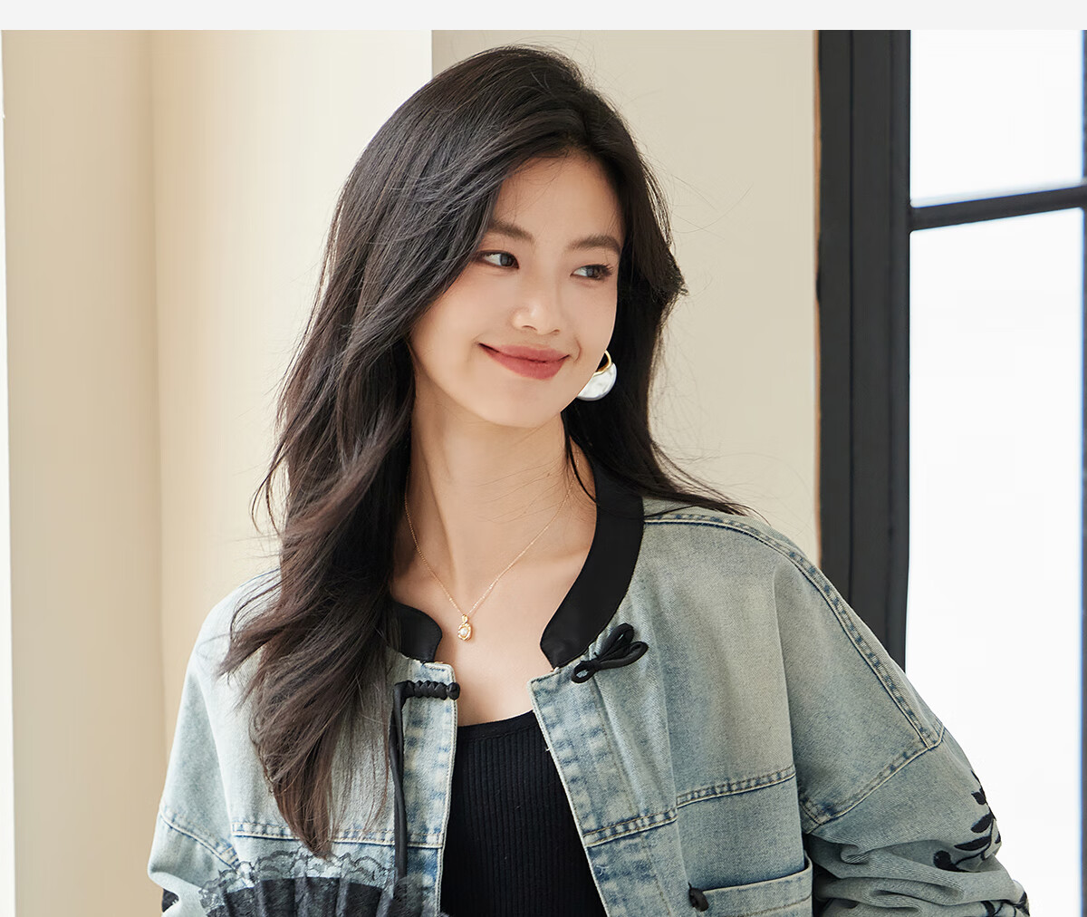 She Enjoy Women's Denim Jacket Retro Revival Chinese Style Embroidered Spring Autumn Denim Cardigan T143U5001 13