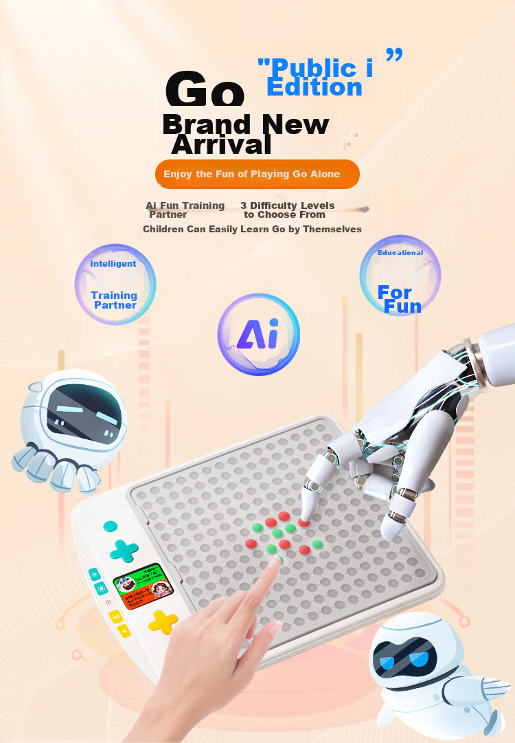 Chaoqidashi Multi-Functional 31+ N AI Intelligent Board Game Set Including Gomoku, Go, Ludo for Boys And Girls Birthday Gift Educational Toy 4