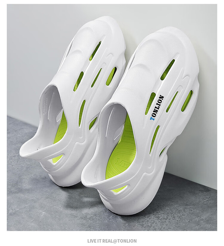 TonLion Men's Sandals, Summer 2026 Breathable Hole Shoes, Men's Outdoor Sports Beach Sandals And Slippers 11