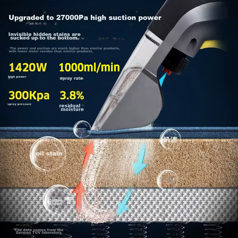 KARCHER German Fabric Sofa Cleaning Machine, High Suction Power Carpet Multi-Functional Cleaner, Car Seat Cleaning for Commercial Use, Original Imported Puzzi8/1