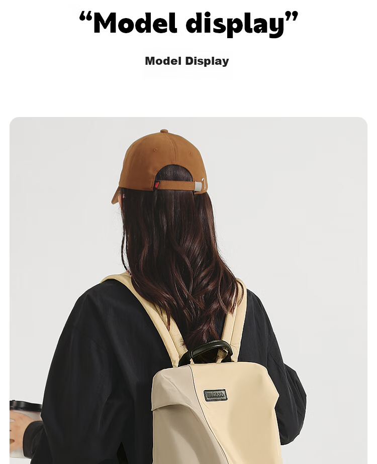 Mood High-End Backpack for Women, Lightweight And Casual Air Bag, Large Capacity Travel Laptop Bag, Birthday Gift 23