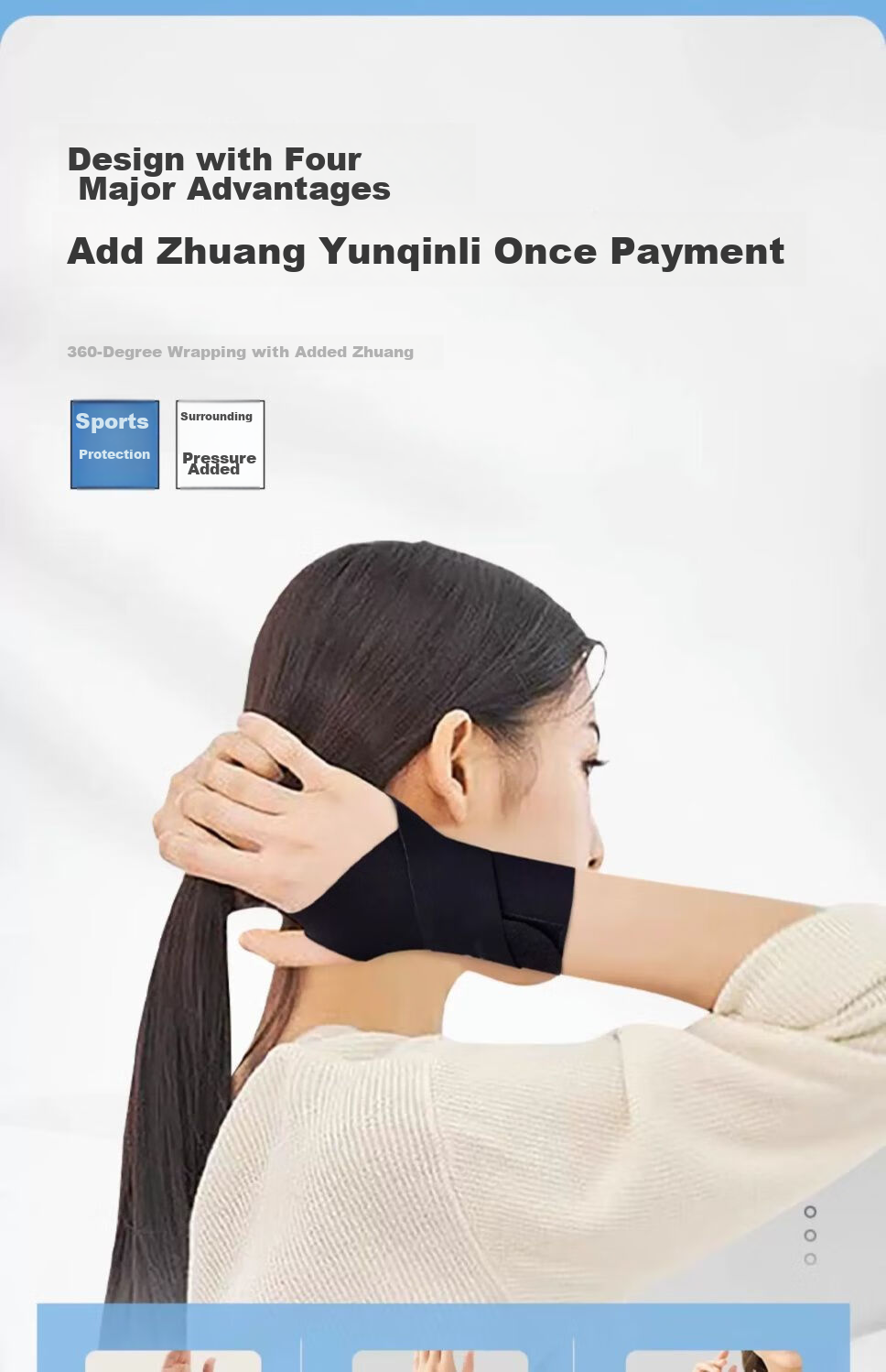 NAILEKESI N TFCC Tendonitis Wrist Brace for Sprains, Wrist Strain, Fixed Compression Support for Badminton, Gaming, E-Sports Medical Protective Gear 3