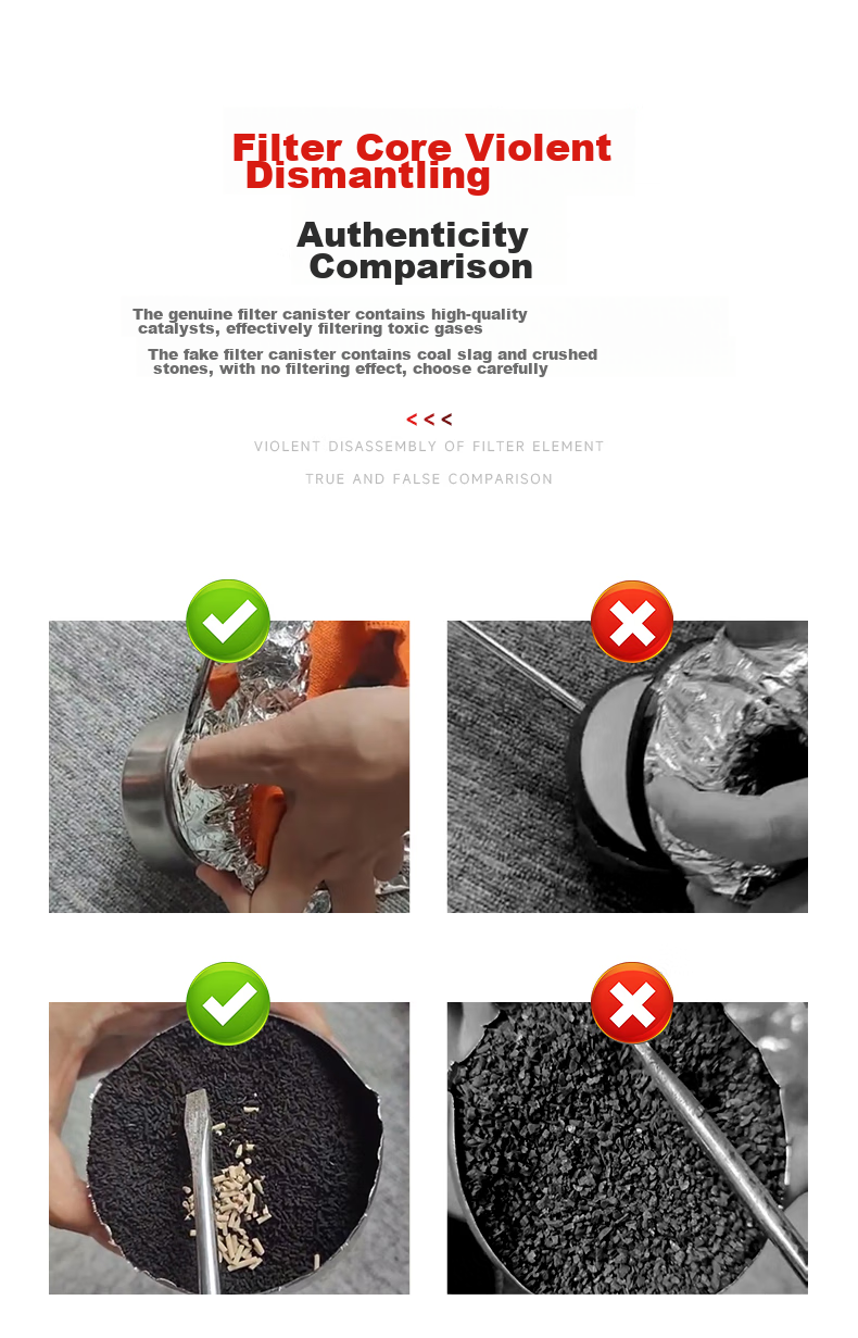 YUANBANG Fire Mask, New National Standard TZL-30 Gas Mask Smoke Protection Mask, Filter-Type Self-Rescue Respirator, Family Emergency Hotel Fire Inspectio 10