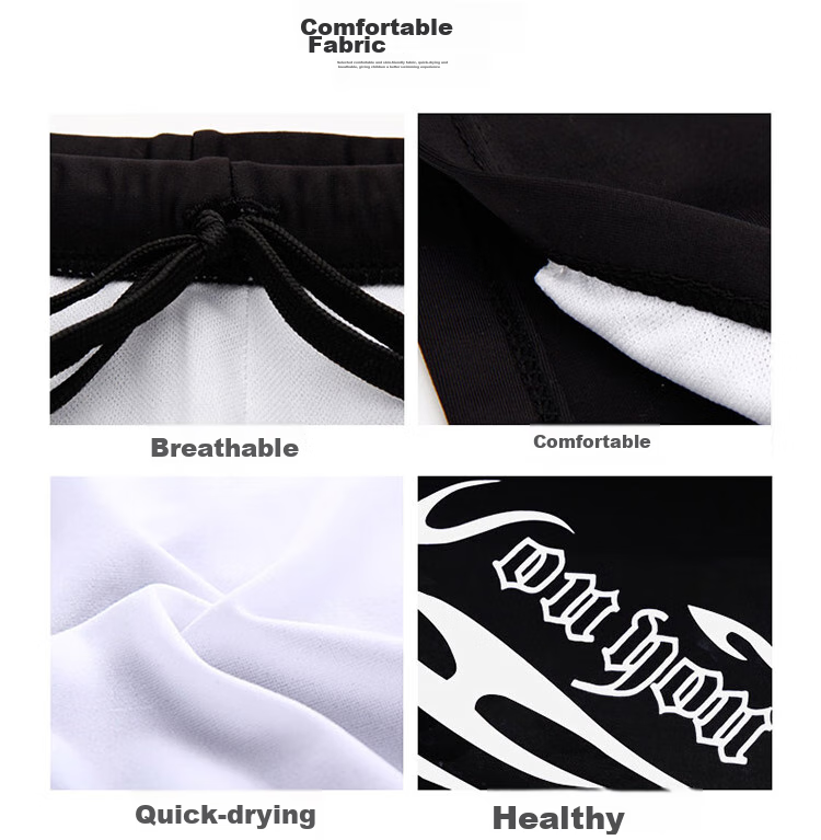 Youyou Swimming Trunks, Goggles, Men's Set, Swim Cap, Five-Piece Flame Set, Z25101, Black with Silver Flame, 3XL Size 3