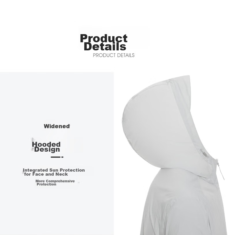 CAMEL Spring And Summer Sun Protection Clothing, Couple's Breathable UV-Resistant Sun Protection Jacket, 68512 Frost Purple Colorless White, Women's Size S 14