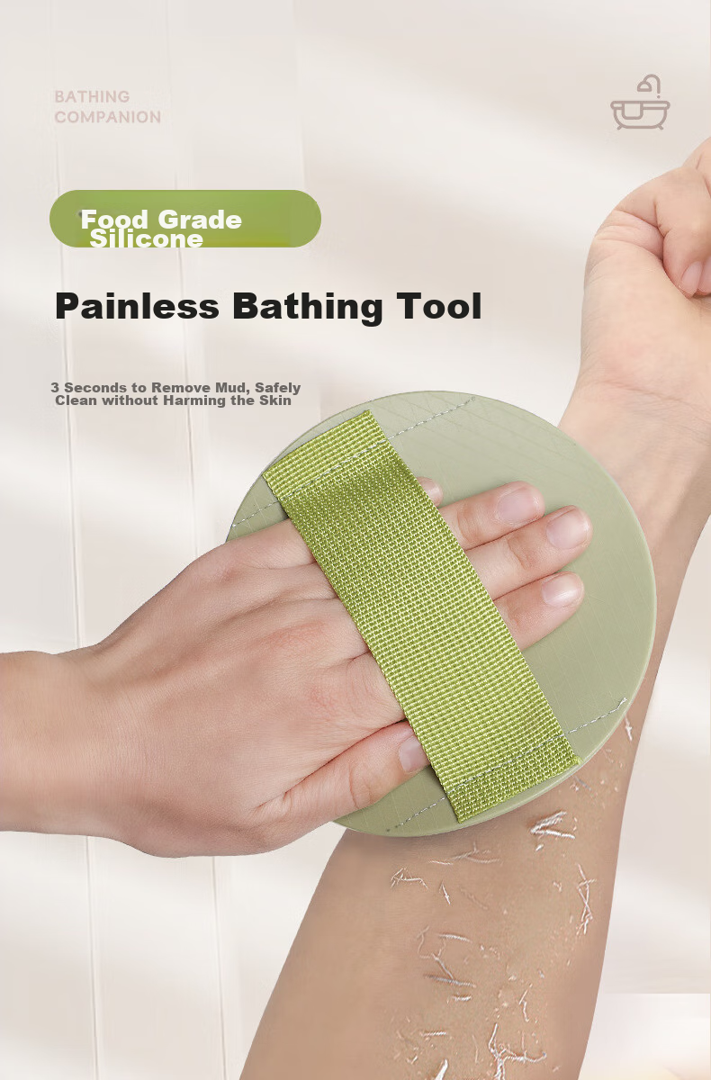 Fanyejia Double-Sided Long Bath Scrubber for Women, Powerful Exfoliating Washcloth, Dorm Shower Back Scrubber Tool, Self-Exfoliating without Assistance 1