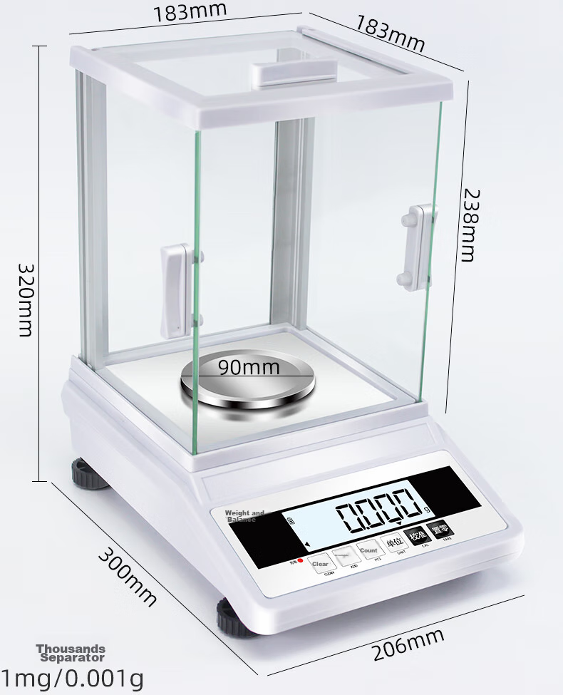 Yingheng Electronic Balance Scale, Jewelry Scale, Carat Scale, Laboratory Electronic Scale, Analytical Balance, Gram Scale, High-Precision Powder Scale 13